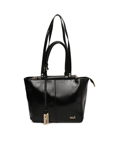 

Inc 5 Black Solid Shoulder Bag