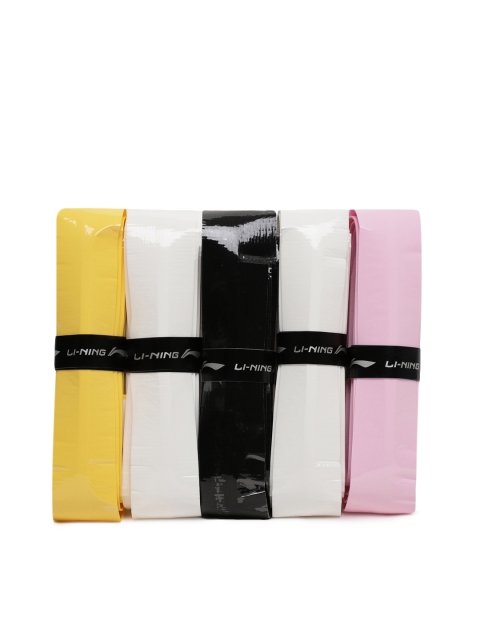 

Li-Ning Unisex Assorted Pack of 5 GP-52 JP Badminton Anti Slip Wrap