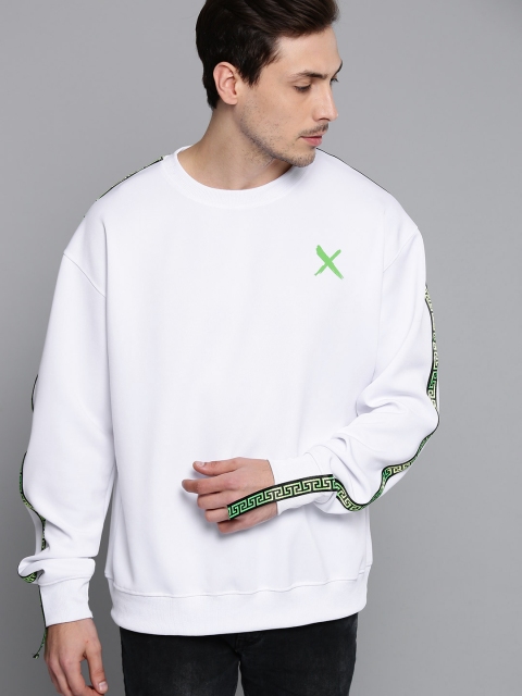 

Kook N Keech Men White Solid Sweatshirt