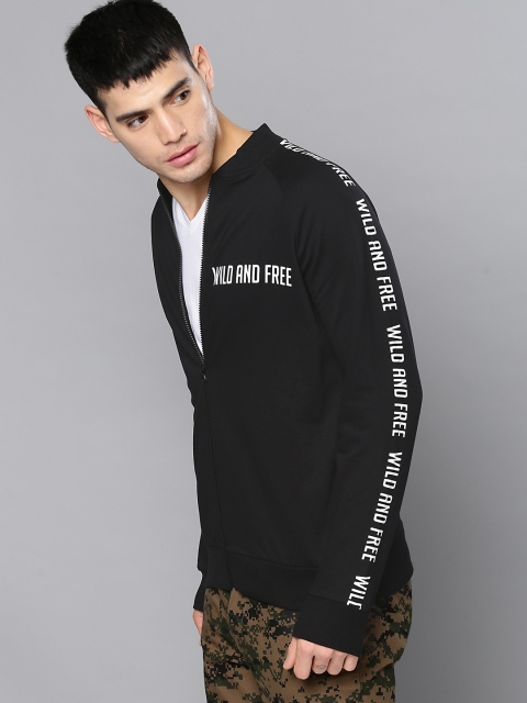 

Kook N Keech Men Black Printed Sweatshirt