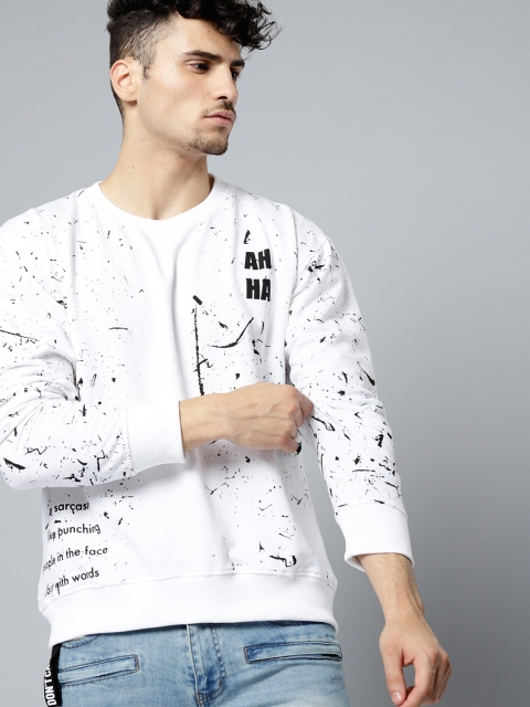 

Kook N Keech Men White Printed Sweatshirt