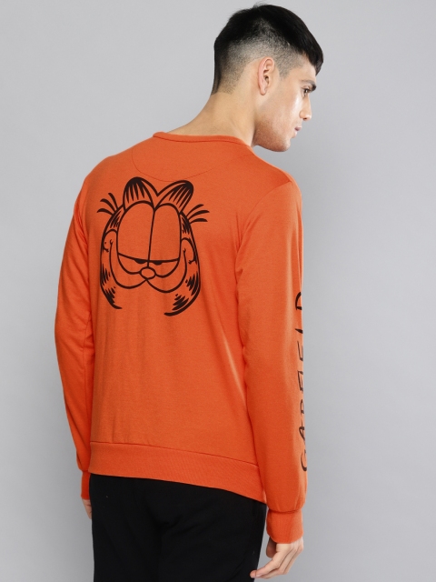 

Kook N Keech Garfield Men Orange Printed Sweatshirt