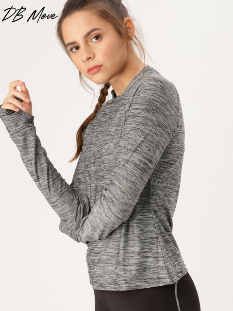 

DressBerry DB Move Women Grey Solid Top