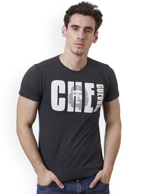 

CHE GUEVARA featured Grey Tshirt for Men, Charcoal