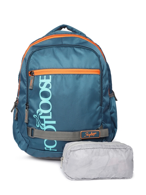 

Skybags Unisex Teal Blue Taz 1 Backpack