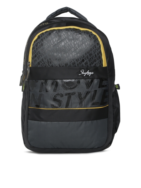 

Skybags Unisex Black VADER 1 Solid Backpack