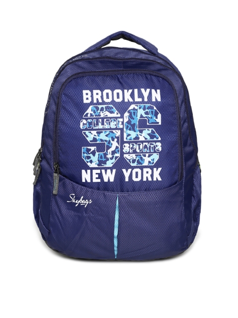 

Skybags Unisex Blue BOLT PLUS 01 Graphic Backpack