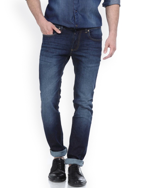 

Basics Men Blue Slim Fit Low-Rise Clean Look Stretchable Jeans