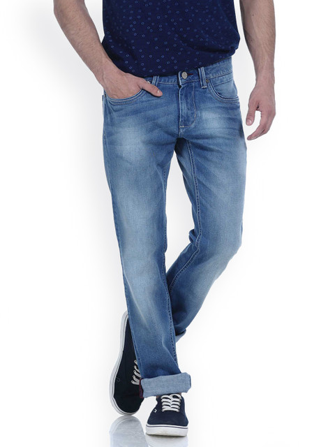 

Basics Men Blue Skinny Fit Low-Rise Clean Look Stretchable Jeans