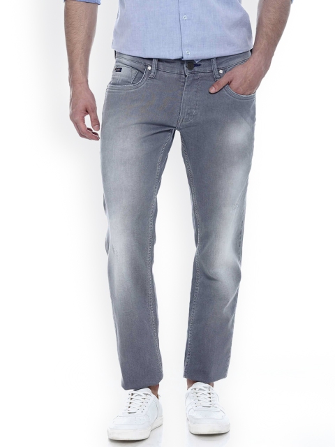

Basics Men Grey Slim Fit Low-Rise Clean Look Stretchable Jeans