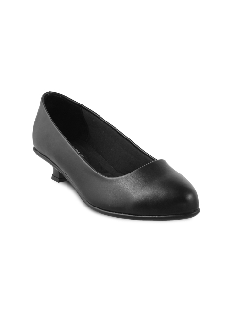 

Mochi Women Black Solid Pumps