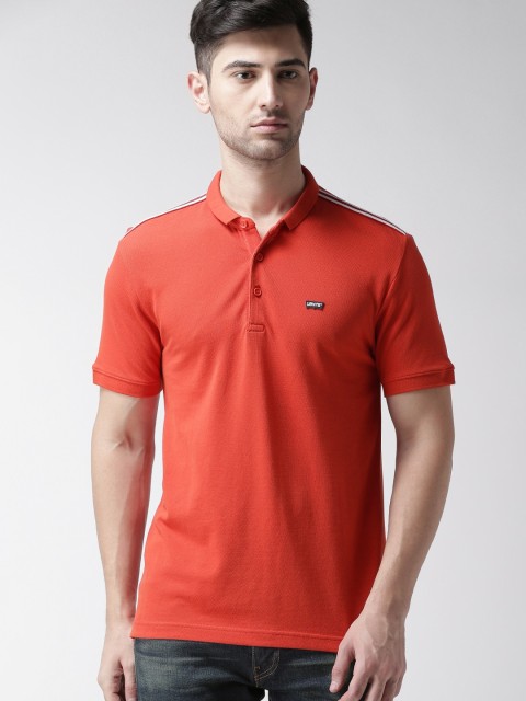 

Levis Men Red Solid T-shirt