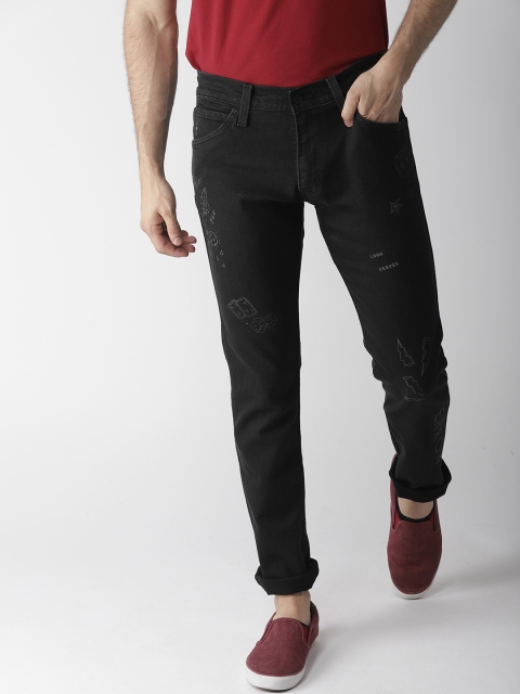 

Levis Men Black Skinny Fit Mid-Rise Clean Look Stretchable Jeans