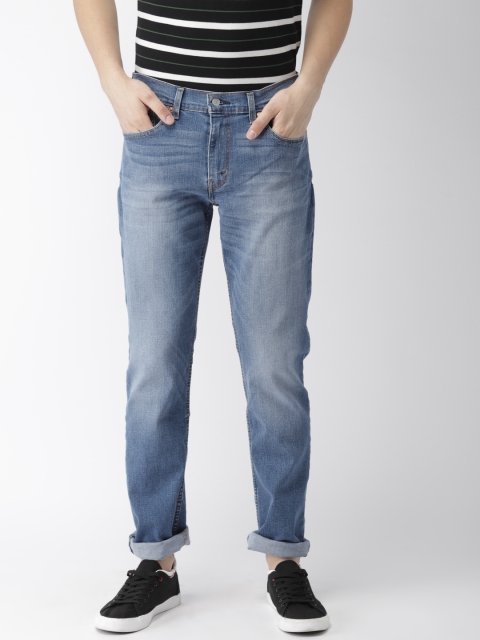 

Levis Men Blue Slim Fit Mid-Rise Clean Look Stretchable Jeans