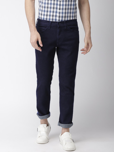 

Levis Men Navy Blue Slim Fit Mid-Rise Clean Look Stretchable Jeans 511