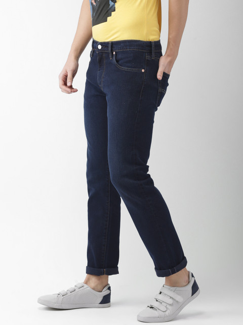 

Levis Men Navy Blue Slim Fit Low-Rise Clean Look Stretchable 511 Jeans