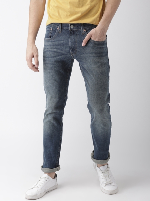 

Levis Men Blue 65504 Skinny Fit Mid-Rise Clean Look Stretchable Jeans