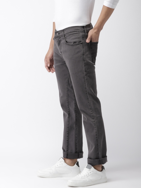 

Levis Men Charcoal Grey Slim Fit Mid-Rise Clean Look Stretchable 511 Jeans