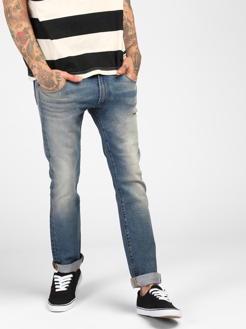 

Levis Men Blue 65504 Skinny Fit Low-Rise Clean Look Stretchable Jeans