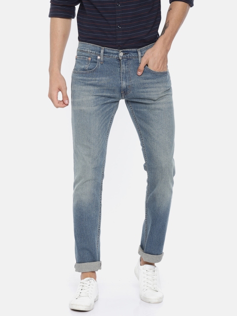 

Levis Men Blue 65504 Skinny Fit Mid-Rise Clean Look Stretchable Jeans