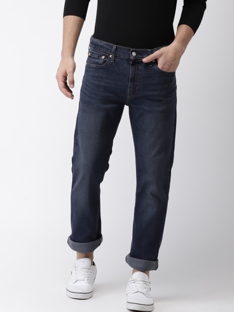 

Levis Men Blue Straight Slim Fit Low-Rise Clean Look Stretchable Jeans