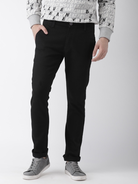 

Levis Men Black Skinny Straight Fit Low-Rise Clean Look Jeans