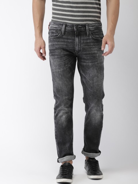 

Levis Men Black Skinny Fit Mid-Rise Clean Look Stretchable Jeans 65504