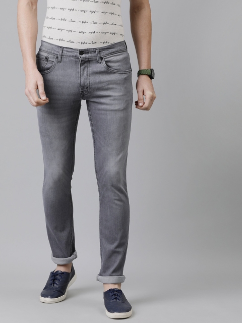 

Levis Men Blue 65504 Skinny Straight Fit Mid-Rise Clean Look Jeans