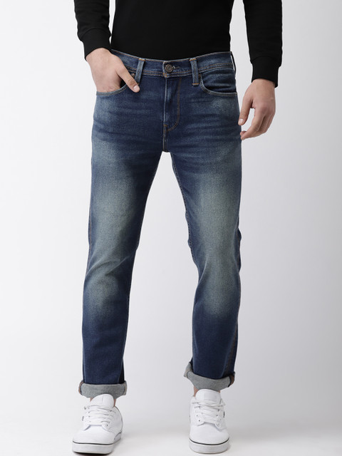 

Levis Men Blue Slim Fit Low-Rise Clean Look Stretchable Jeans