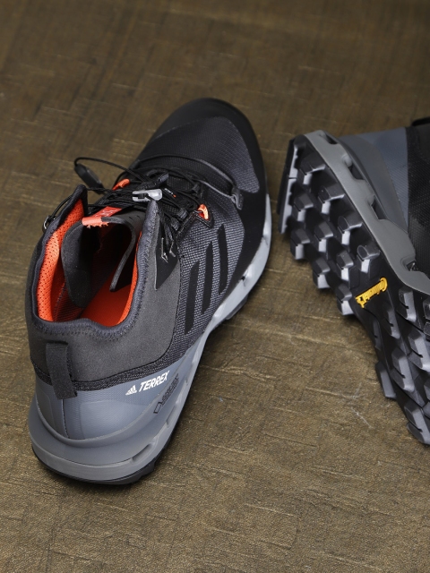 

ADIDAS Men Black Terrex Fast Mid GTX Surround Trekking Shoes