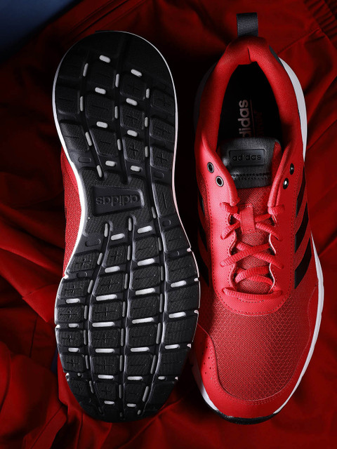 

Adidas Men Red Fluidcloud Neutral Running Shoes