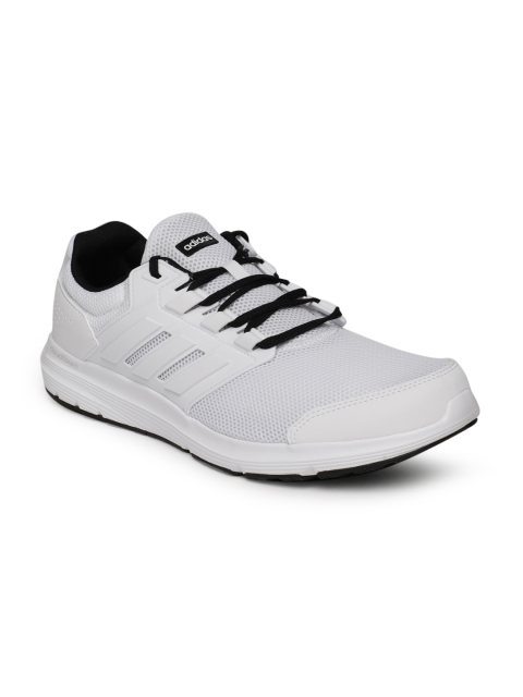 

ADIDAS Men White Solid Galaxy 4 M Running Shoes