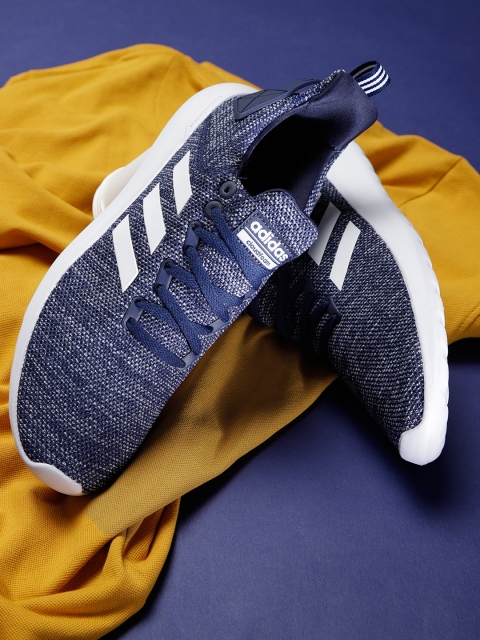 

ADIDAS Men Blue Lite Racer BYD Patterned Running Shoes