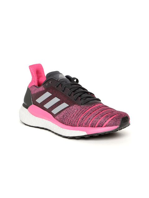 

ADIDAS Women Pink & Black Solar Glide Running Shoes