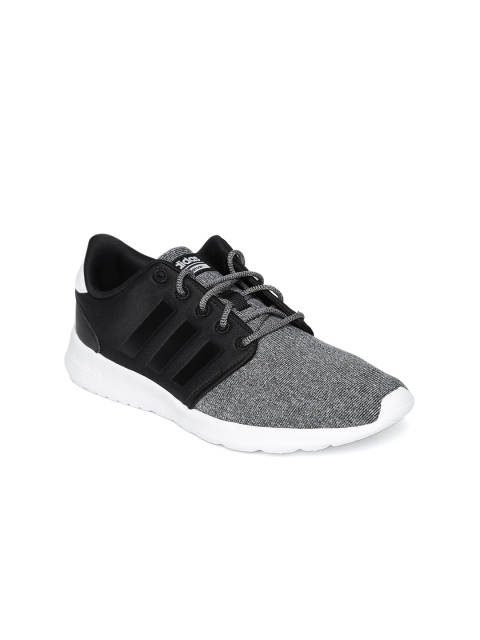 

Adidas Women Grey Melange & Black CF QT Racer Running Shoes