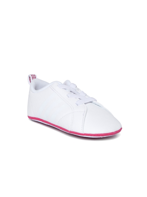 

ADIDAS Boys White VS Advantage Crib Tennis Shoes
