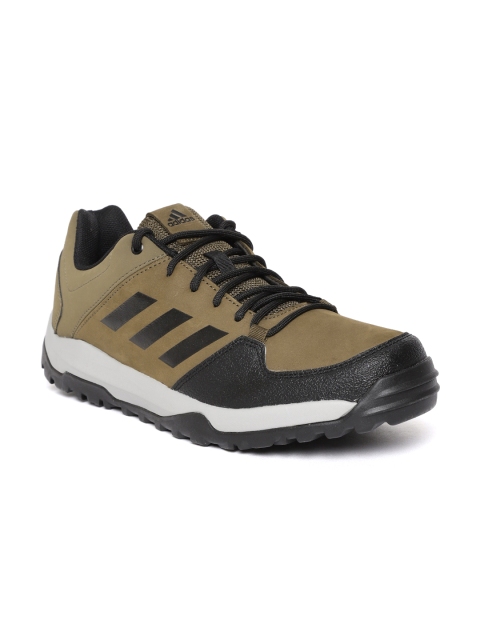 

ADIDAS Men Olive Brown & Black SIKI Leather Trekking Shoes