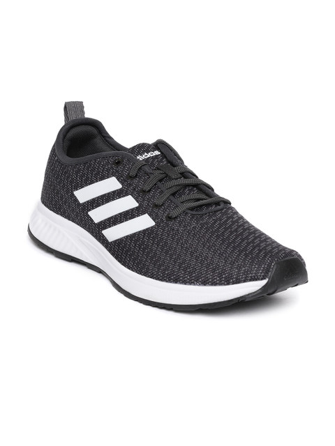 

ADIDAS Men Charcoal Grey KIVARO 1.0 Patterned Running Shoes