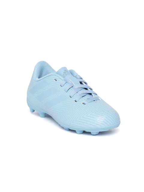 

ADIDAS Boys Blue NEMEZIZ Messi 18.4 Flexible Ground Boots Football Shoes