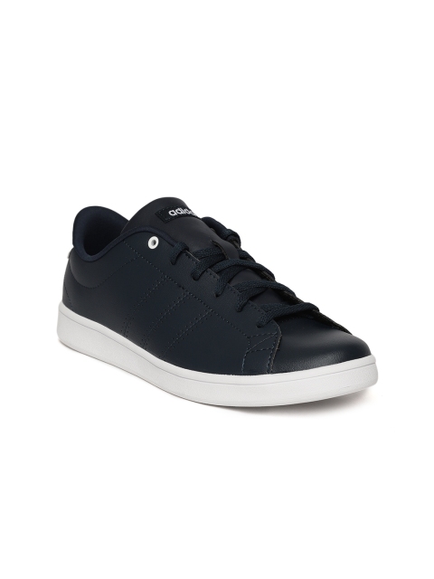 

Adidas Women Navy Advantage Clean QT Tennis Shoes, Navy blue