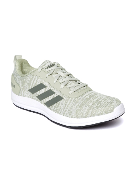 

ADIDAS Men Grey & Olive Green VIDELL Sneakers
