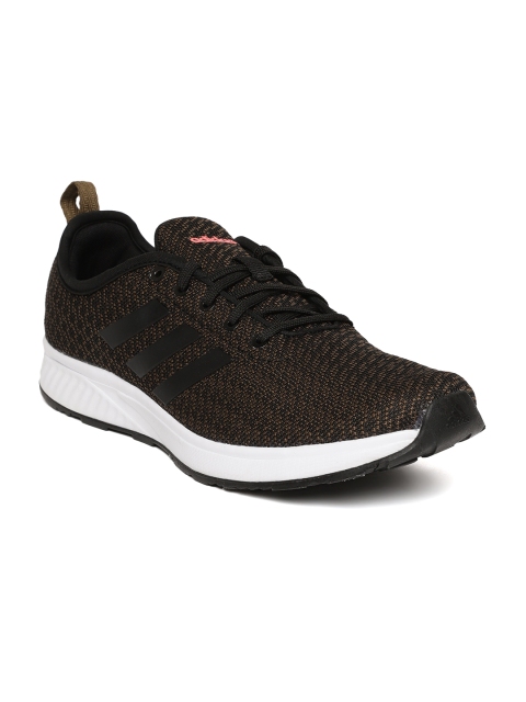 

ADIDAS Men Black & Olive Brown KIVARO 1 Running Shoes