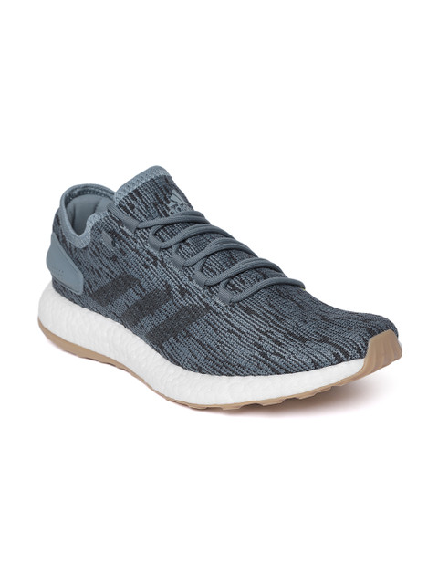

ADIDAS Men Blue Pureboost Woven Design Running Shoes