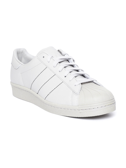 

ADIDAS Originals Men Off-White SUPERSTAR 80S Leather Sneakers