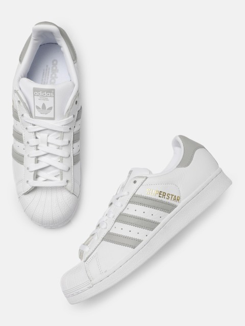 

ADIDAS Originals Women White SUPERSTAR Leather Sneakers