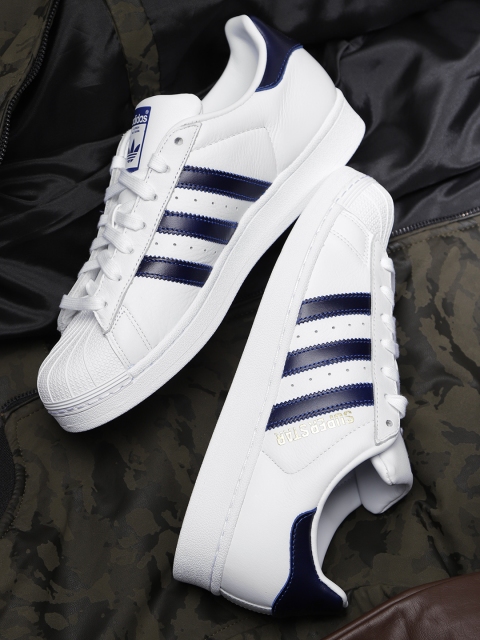 

ADIDAS Originals Men White Leather Superstar Sneakers