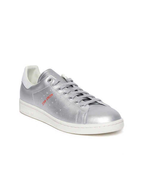 

ADIDAS Originals Women Silver-Toned Stan Smith Casual Shoes