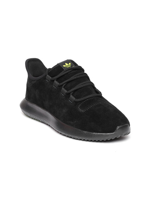 

Adidas Originals Women Black Tubular Shadow Suede Sneakers