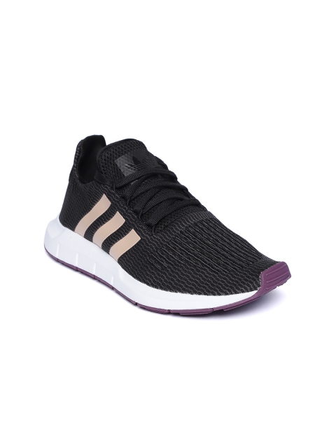 

Adidas Originals Women Black Swift Run Woven Design Sneakers