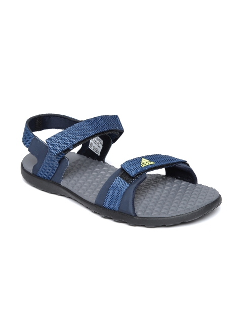 

ADIDAS Men Blue Elevate 2018 Chevron Pattern Sports Sandals